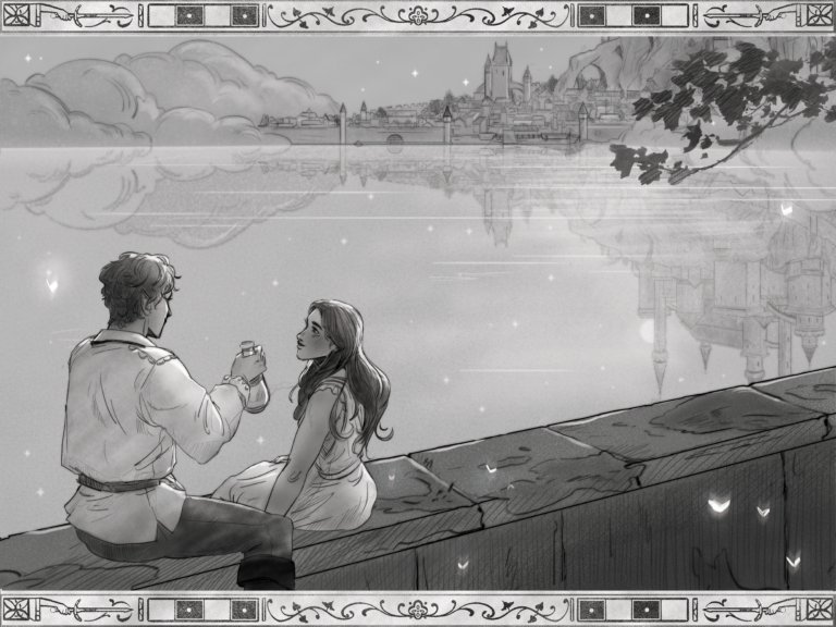 Avalon Tower - Interior Sketch for Bookmark Edition
