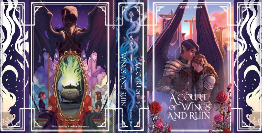 A court of thorns and roses by Sarah J Maas Dust Jacket - personal art