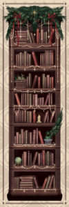 Christmas Bookmark For Art Licensing - The Snowbound Spell Collection